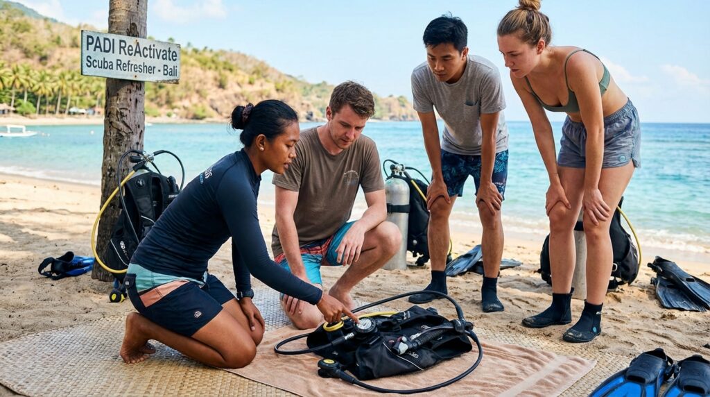 Course - PADI ReActivate Scuba Refresher Program (Bali) - About Image 3 - Beach